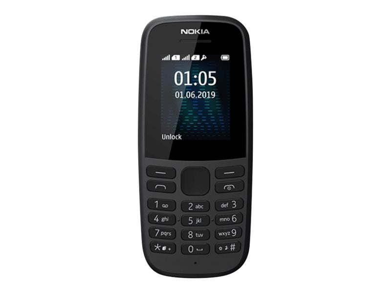 Nokia 105 - Feature phone - Dual-SIM - RAM 4 MB / 4 MB