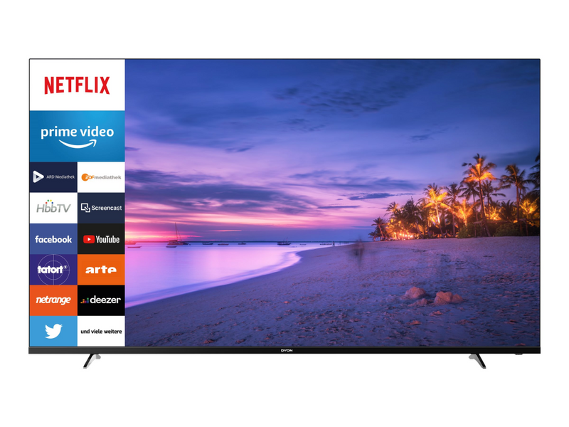 Axdia DYON Smart 65 XT - 164 cm (64.5") Diagonalklasse LCD-TV mit LED-Hintergrundbeleuchtung - Smart TV - 4K UHD (2160p)