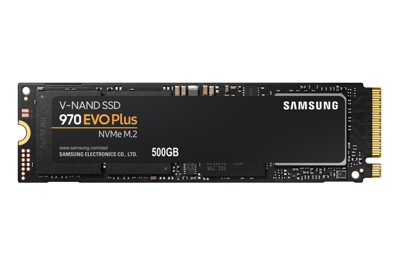 Samsung 970 EVO Plus MZ-V75S500BW - SSD - verschlüsselt - 500 GB - intern - M.2 2280 - PCIe 3.0 x4 (NVMe)
