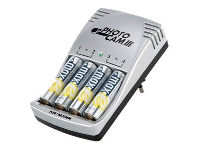 Ansmann PhotoCam III - Batterieladegerät - (für 4xAA/AAA)