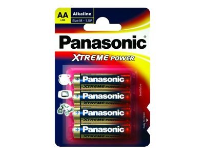 Panasonic Xtreme Power LR6X/4BP - Batterie 4 x AA-Typ