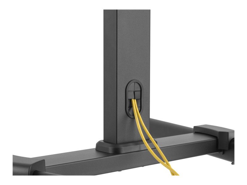Equip Pro rticulating Dual Monitor Desk Mount Bracket - Universal - Wagen - für LCD TV - Kunststoff, Stahl - Schwarz - Bildschirmgröße: 81.3-139.7 cm (32"-55")