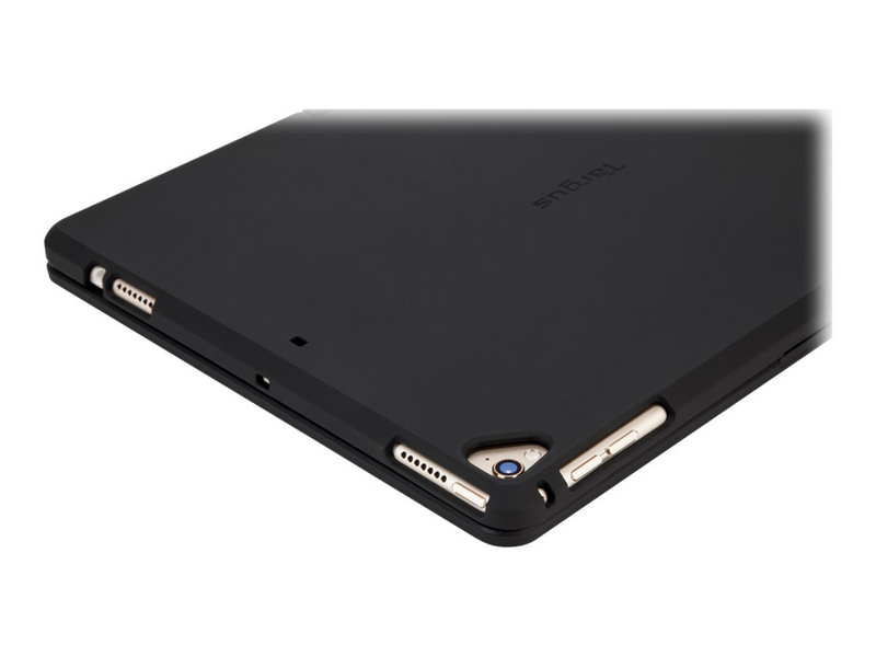 Targus VersaType - Tastatur und Foliohülle - hintergrundbeleuchtet - kabellos - Bluetooth 5.1 - QWERTY - Nordisch - Schwarz Tastatur, Schwarz Gehäuse - B2B - für Apple 10.2-inch iPad; 10.5-inch iPad Air (3. Generation)