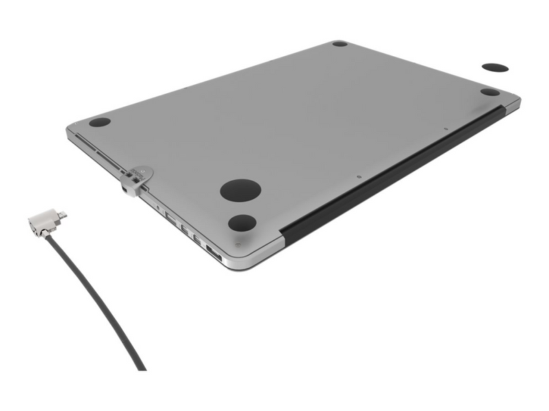 Compulocks MacBoo Lockable Case Bundle With T-Bar Cable Lock and MacBook Pro 15" Security Case / Cover Clear - Sicherheitskit - für Apple MacBook Pro mit Retina display (15.4 Zoll)