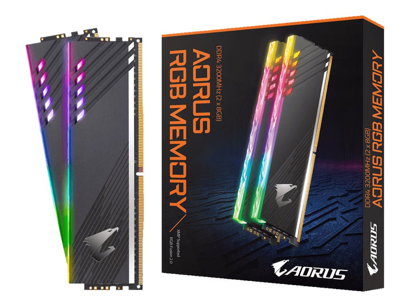 Gigabyte AORUS RGB - DDR4 - kit - 16 GB: 2 x 8 GB - DIMM 288-PIN