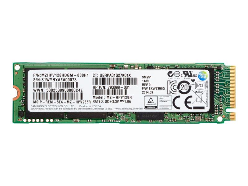 HP  128 GB SSD - intern - M.2 2280 (doppelseitig)