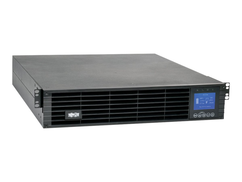 Tripp 208/230V 1kVA 900W Double-Conversion UPS, 2U, Extended Run, SNMP Card Option, LCD, USB, DB9 - USV (Rack - einbaufähig)