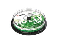 EMTEC 10 x DVD-RW - 4.7 GB (120 Min.) 1x - 4x