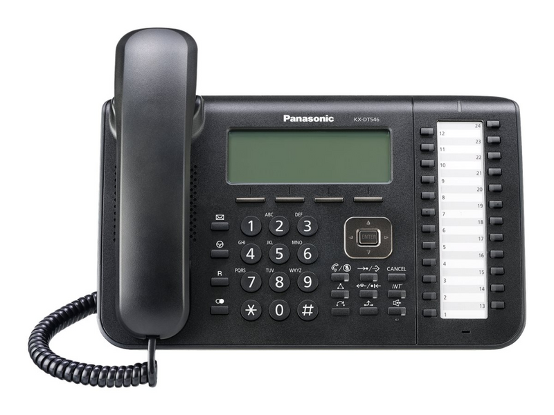 Panasonic KX-DT546 - Digitaltelefon - Schwarz
