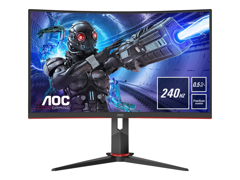AOC Gaming C27G2ZE/BK - G2 Series - LED-Monitor - gebogen - 68.58 cm (27")