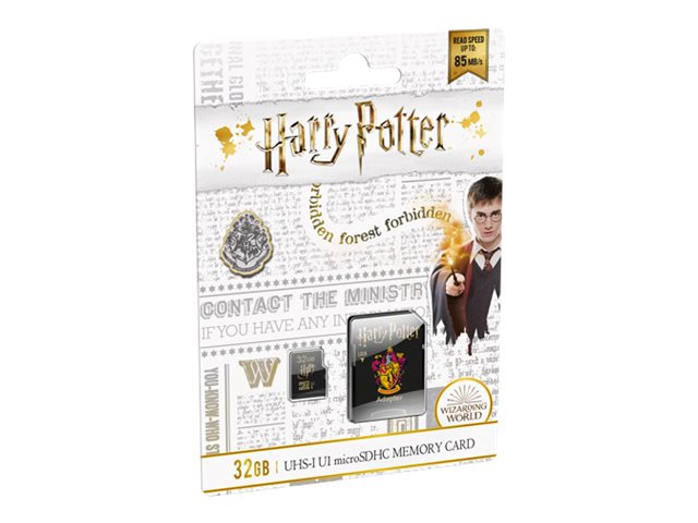 EMTEC Harry Potter Gryffindor - Flash-Speicherkarte (microSDHC/SD-Adapter inbegriffen)