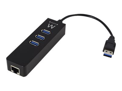Eminent EW1140 - Netzwerkadapter - USB 3.1 - Gigabit Ethernet x 1 + USB 3.1 x 3