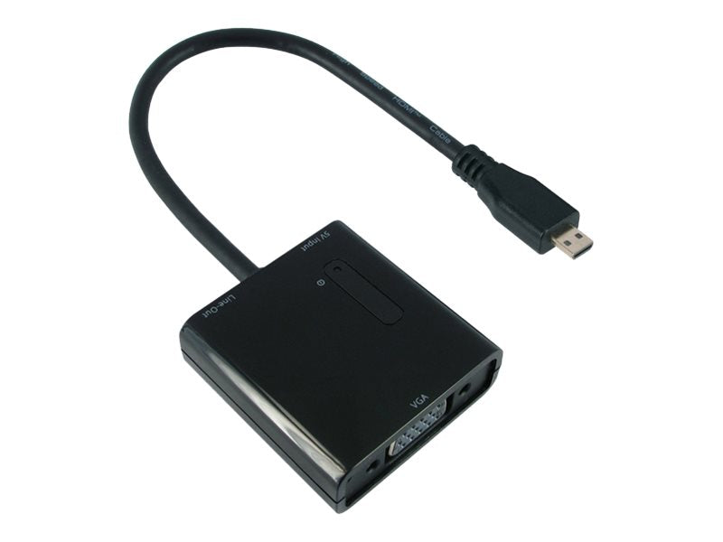VALUE Videokonverter - HDMI - VGA - Schwarz