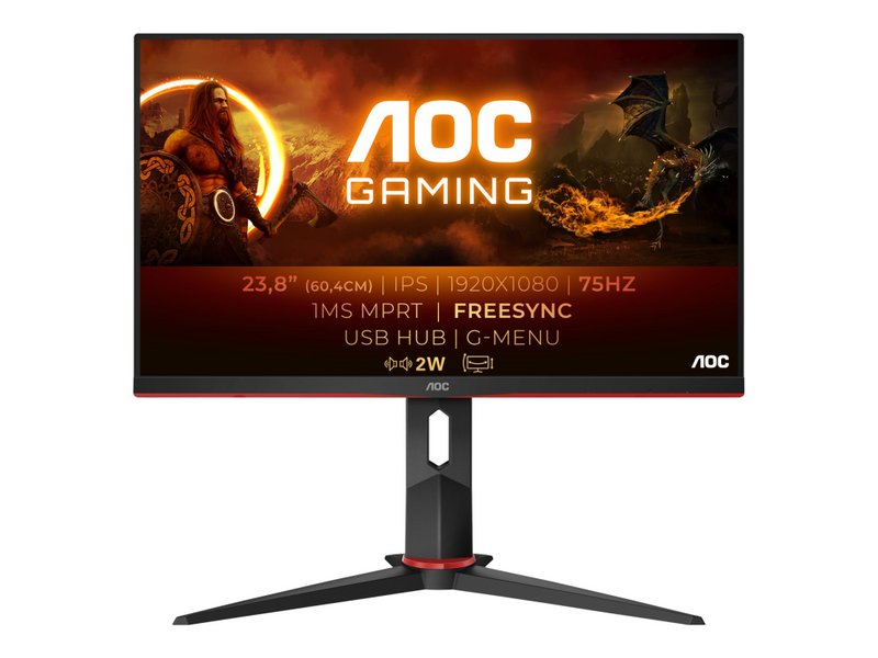 AOC Gaming 24G2U5/BK - LED-Monitor - Gaming - 60.4 cm (23.8")