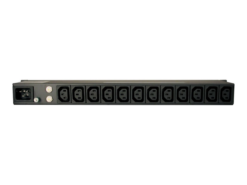 Tripp PDU Basic 100V - 240V 1.6/3.8kW 16A 12 C13; 2 C19 C20 1URM - Horizontal rackmount - Stromverteilungseinheit (Rack - einbaufähig)