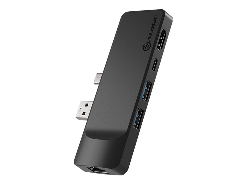 Alogic Portable Hub 5-in-1 - Dockingstation - USB-C / USB 3.0