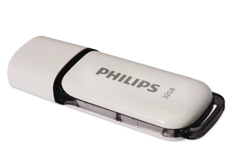 Philips USB-Flashlaufwerk FM32FD70B/10 - 32 GB - USB Typ-A - 2.0 - Kappe - Weiß