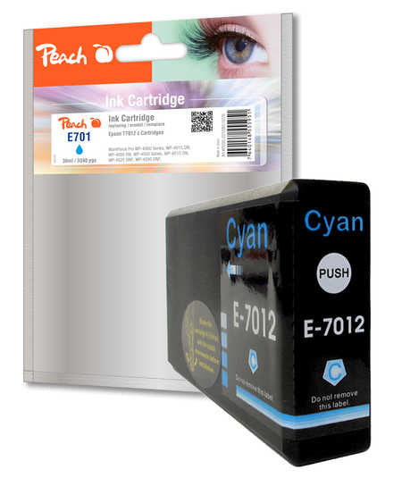 Peach 36 ml - XL - Cyan - kompatibel - Tintenpatrone