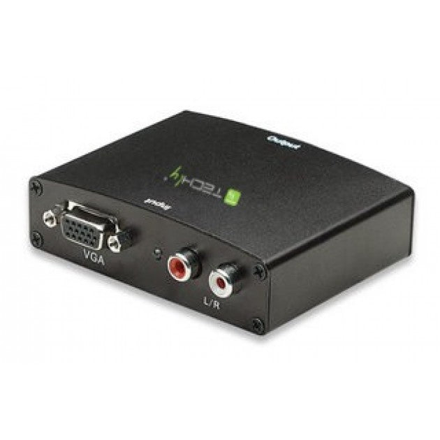 Techly VGA/Audio to HDMI Converter - Videokonverter