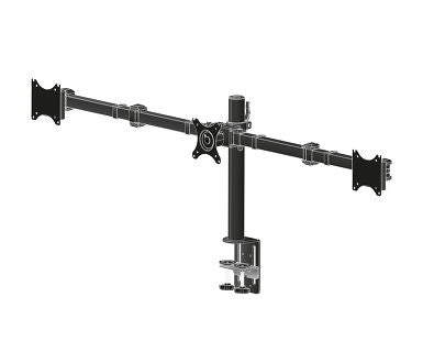 Iiyama DS1003C-B1 - Aufstellung - einstellbarer Arm - für 3 Monitore - Schwarz - Bildschirmgröße: 25.4-68.6 cm (10"-27")