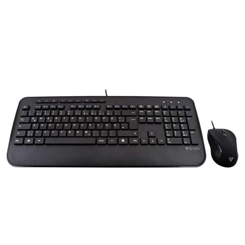 V7 CKU300DE - Tastatur-und-Maus-Set - USB - QWERTZ