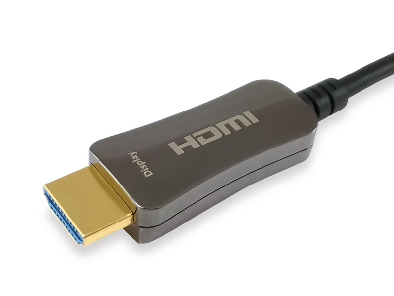Equip Highspeed - HDMI-Kabel mit Ethernet - HDMI männlich zu HDMI männlich - 100 m - 4K Unterstützung, HAOC-Kabel (Hybrid Active Optical Cable)