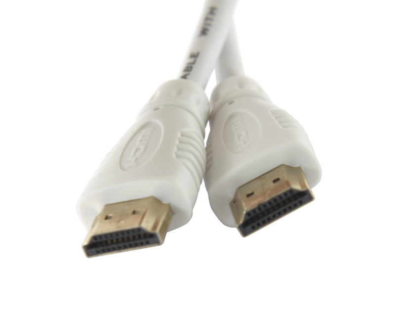 Techly High Speed HDMI Kabel mit Ethernet, weiß, 3m