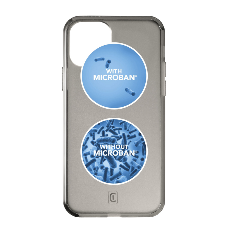 Cellularline Antibacterial - Cover - Apple - iPhone 12 Pro Max - 17 cm (6.7 Zoll) - Schwarz - Durchscheinend