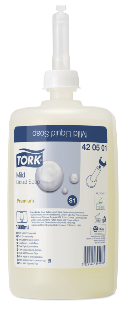 TORK 420501 - Haut - Flüssigseife - Feuchtigkeitsspendend - Nährend - Gelb - 1000 ml - 92 mm