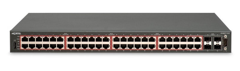 Avaya Ethernet Routing Switch 4548GT-PWR - Switch - managed - 48 x 10/100/1000 (PoE)