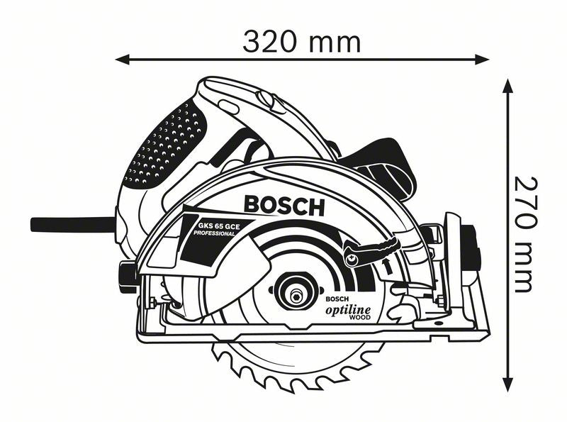 Bosch GKS 65 GCE Professional - Kreissäge - 1800 W