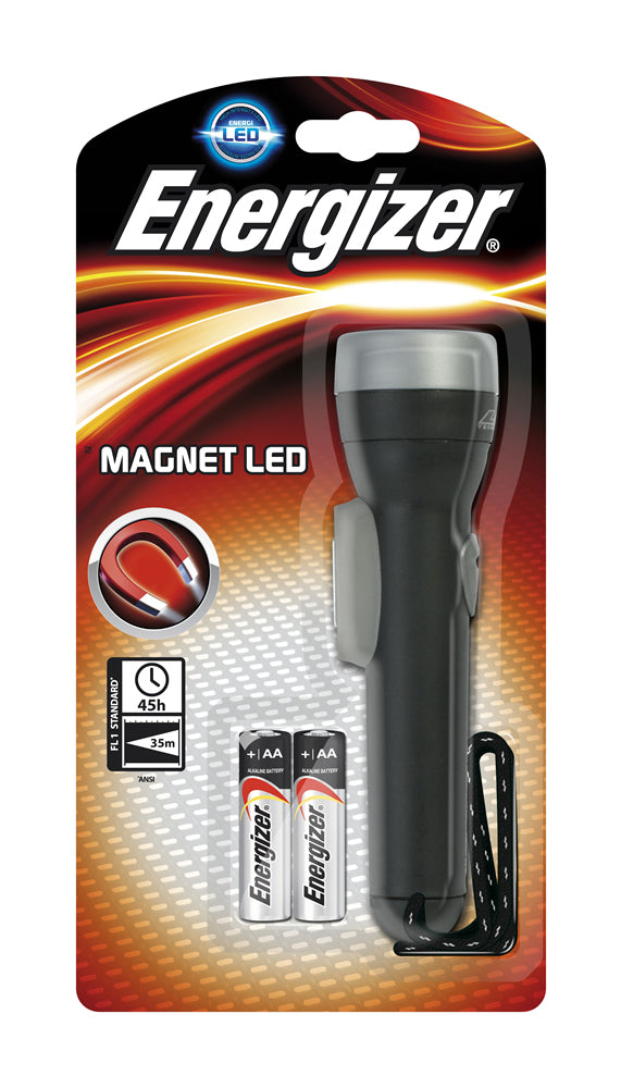 Energizer Magnet LED Torch - Hand-Blinklicht - Schwarz - Grau - 1 Lampen - AA
