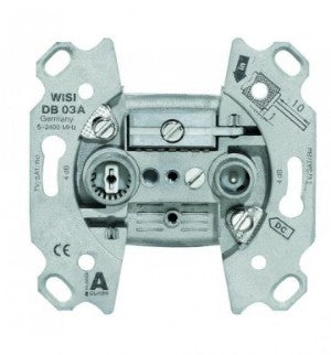 WISI DB 03 A - 1 Modul(e) - 85 dB - Silber - 70 mm - 22 mm - 70 mm