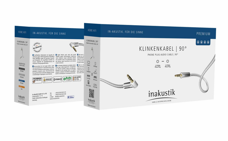 in-akustik Premium - Audiokabel - Stereo Mini-Klinkenstecker (M)