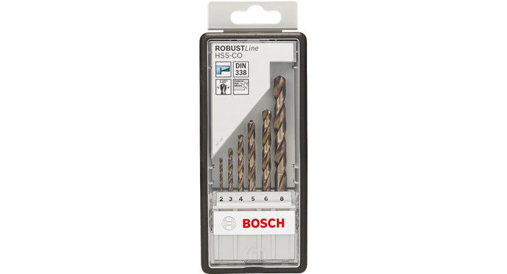 Bosch Robust Line HSS-Co, DIN 338 - Bohrersatz