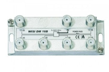 WISI DM 16 B - Kabelsplitter - 5 - 2400 MHz - Silber - F - 92 mm - 28 mm