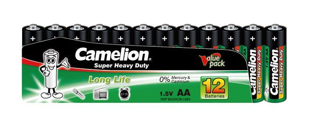 Camelion R6P-SP12G - Einwegbatterie - AA - Zinkchlorid - 1,5 V - 12 Stück(e) - 1220 mAh