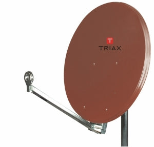 Triax Hit FESAT 85 - RAL 8012 - 10,7 - 12,75 GHz - 38,3 dBi - 15 - 45° - 21,1° - Braun - Aluminium