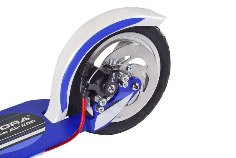 Hudora Big Wheel AIR 205 Dual Brake - Erwachsene - Mehrfarbig - Asphalt - 120 kg - 2 Rad/Räder - 20,5 cm