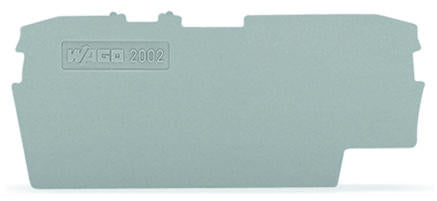 WAGO 2002-1691 - Anschlussblocktrenner - Grau - 1 mm - 66,1 mm - 30,4 mm - 1,84 g