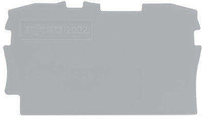 WAGO 2002-1291 - Anschlussblockabdeckung - Grau - 0,8 mm - 48,5 mm - 28,4 mm - 1,21 g