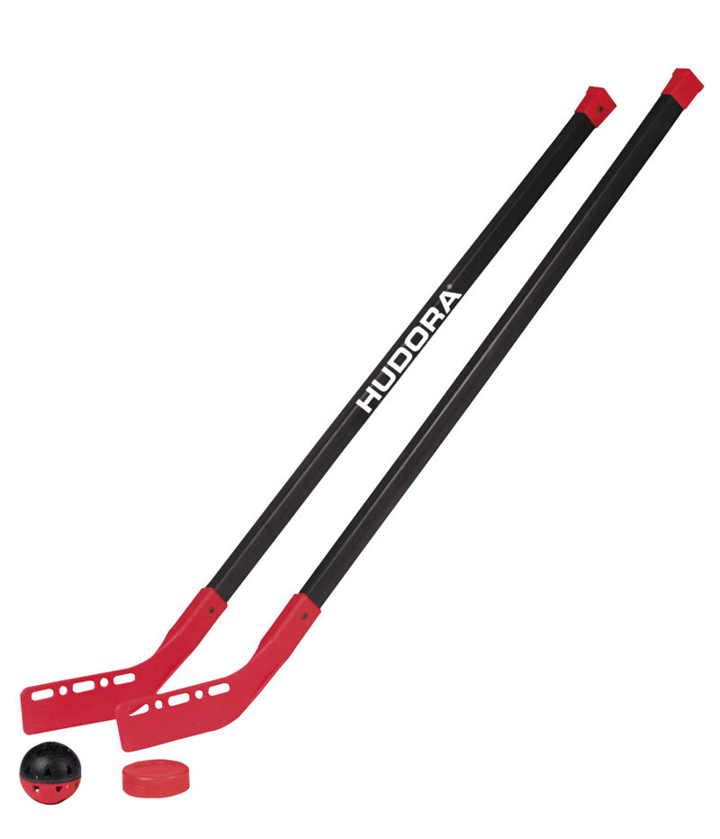 Hudora 76121 - Zweiteiliger Hockeyschläger - Streethockey - Junior - Schwarz - Rot - 100 cm - 2 Stück(e)