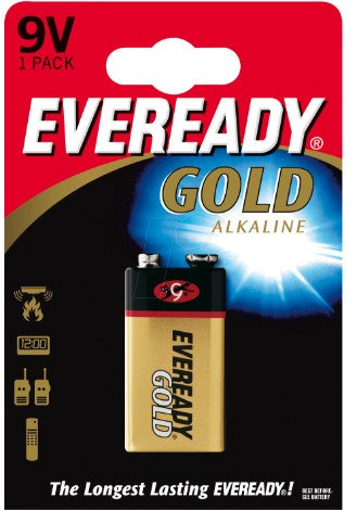 Energizer Eveready Gold - Einwegbatterie - 9V - Alkali - 9 V - 1 Stück(e) - Schwarz - Gold