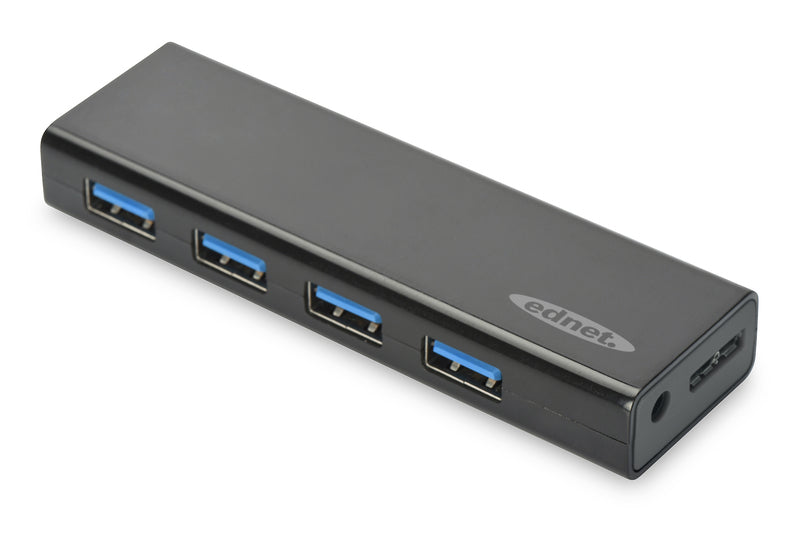 ednet.  Hub - 4 x SuperSpeed USB 3.0 - Desktop