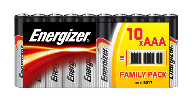 Energizer Family Pack - Batterie 10 x AAA - Alkalisch