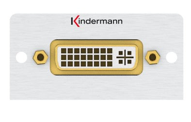 Kindermann 7444000702 DVI-I Aluminium Steckdose