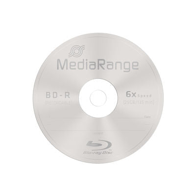 MEDIARANGE 25 x BD-R - 25 GB 6x - Spindel