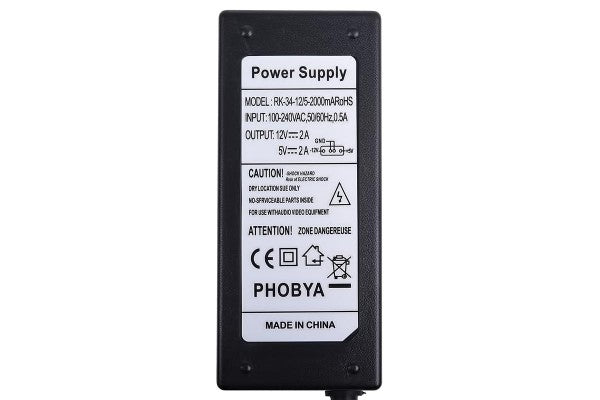Phobya 1013047 - PC - Outdoor - 100 - 240 AC - 50/60 Hz - 34 W - 12 V