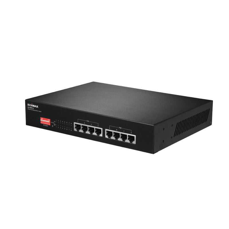 Edimax ES-1008P - V2 - Switch - 8 x 10/100 (PoE+)