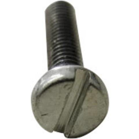 Toolcraft 104029 - Schraube - Stahl - M3 - Rundkopf - Schlitz - 1 cm